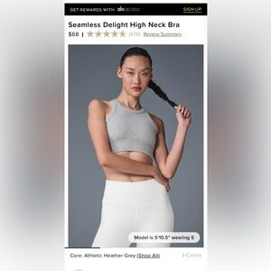 WORN ONCE Alo Yoga Seamless Delight Bra